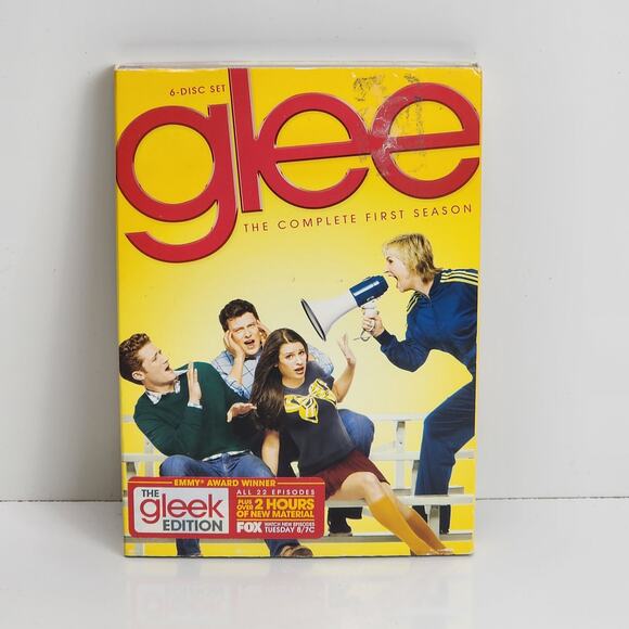 Glee  Musical TV Show (6 Disc Set) w/ Mark Salling The Complete First Season DVD - Picture 1 of 8